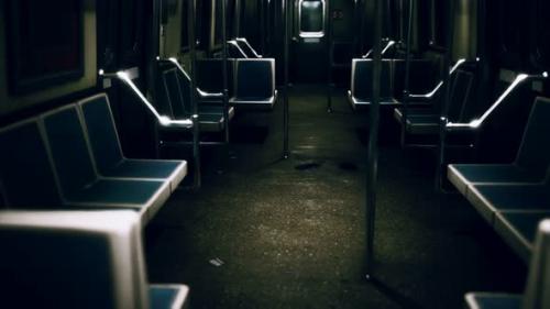 Videohive - Inside of New York Subway Empty Car - 32550483