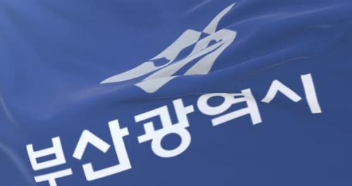Videohive - Busan Flag, South Korea - 32553071