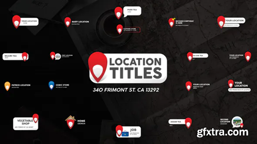 Videohive Location Titles | After Effects 32530537