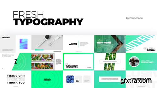 Videohive Fresh Typography 32479250