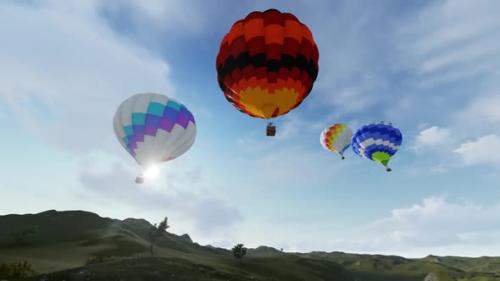 Videohive - Hot Air Balloons - 32565099