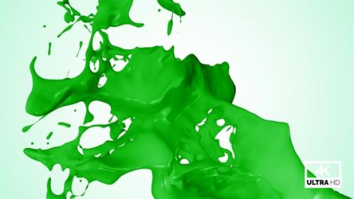 Videohive - Splash Of Green Paint V3 - 32568858