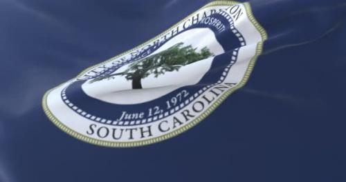 Videohive - North Charleston Flag, United States - 32591354