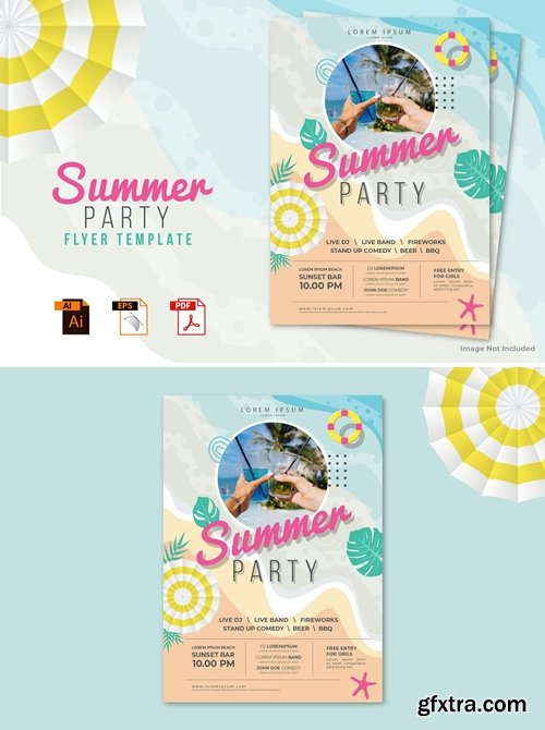 Summer Party Flyer Template Vol. 01