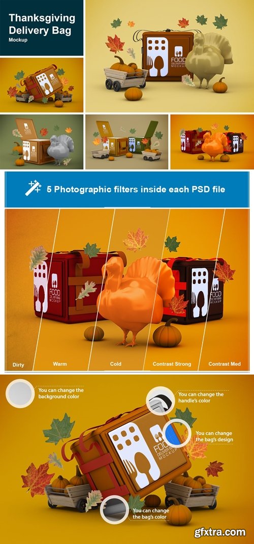 Thanksgiving Delivery Mockup
