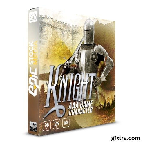 Epic Stock Media AAA Game Character Knight WAV