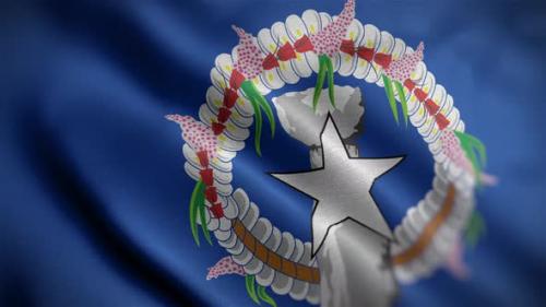 Videohive - Northern Mariana Islands Flag Angle - 32677843