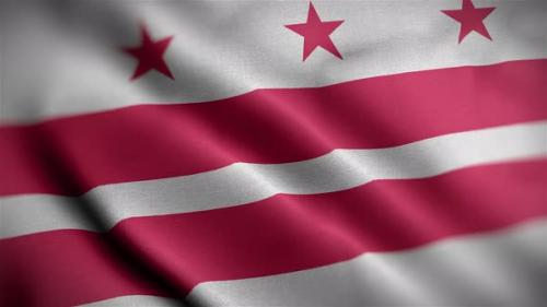 Videohive - District Of Columbia FlagAngle - 32677844