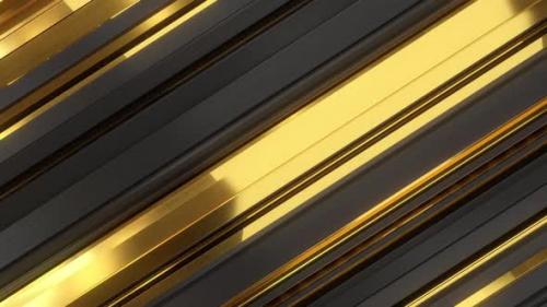 Videohive - Golden Lines Background - 32678042