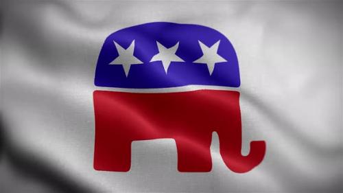 Videohive - Republican Flag Front - 32678193