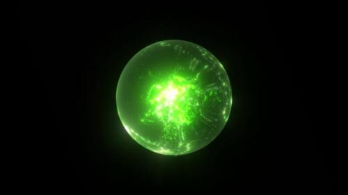 Videohive - Green Magic Globe - 32692190