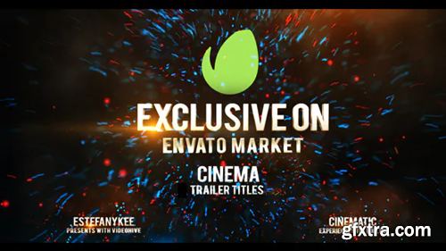 Videohive Cinema Particle Trailer Titles 16940414