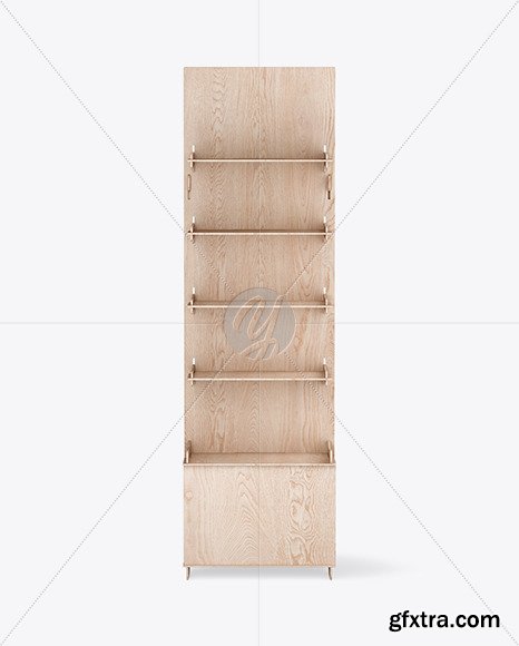 Wooden Display Stand Mockup 84877