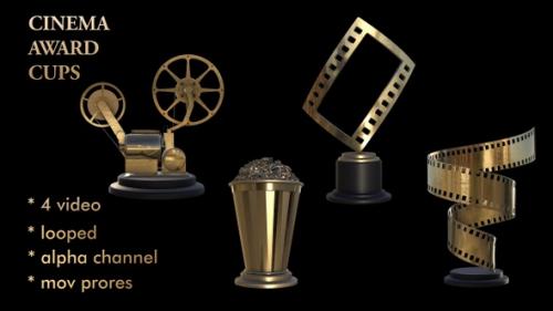 Videohive - Cinema Award Cups - 32643128