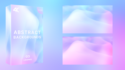 Videohive - Soft Pastel Shapes Animation Pack - 30393501