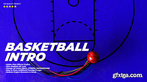 Videohive Basketball Intro Game Opener 32792911