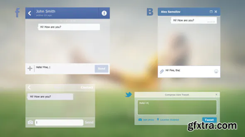 Videohive Messages Social Networks 9916826