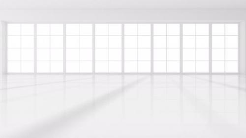Videohive - The white empty room - 32783140