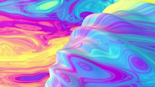 Videohive - Colorful flowing painting pigment - 32783145