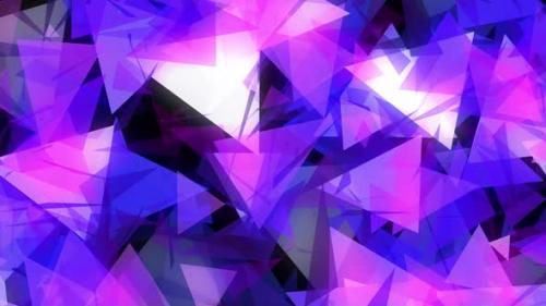 Videohive - Abstract Polygonal Particles Glowing Background - 32784126