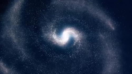 Videohive - Beautiful spiral galaxy somewhere in deep space - 32794585