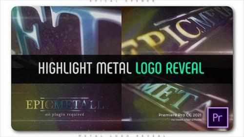 Videohive - Highlight Metal Logo Reveal - 32798681
