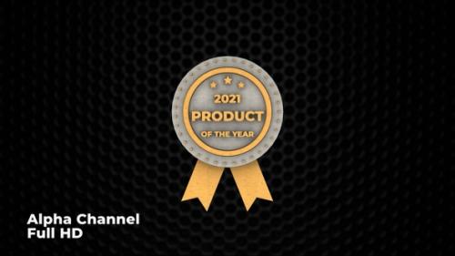 Videohive - 3D Product Of The Year Seal 2021 - 32818012