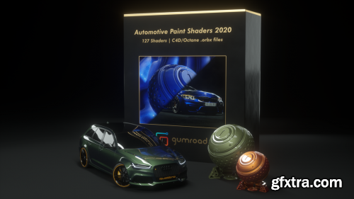 Gumroad - Automotive Paint Shaders 2020 for Octane and C4D