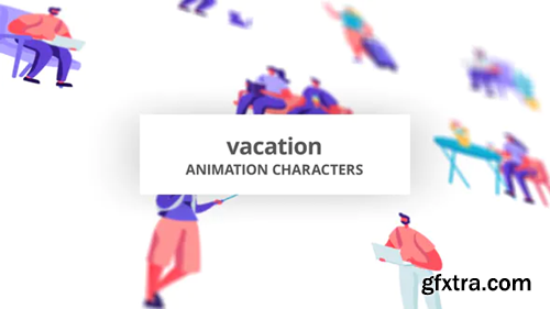 Videohive Vacation - Character Set 32842691
