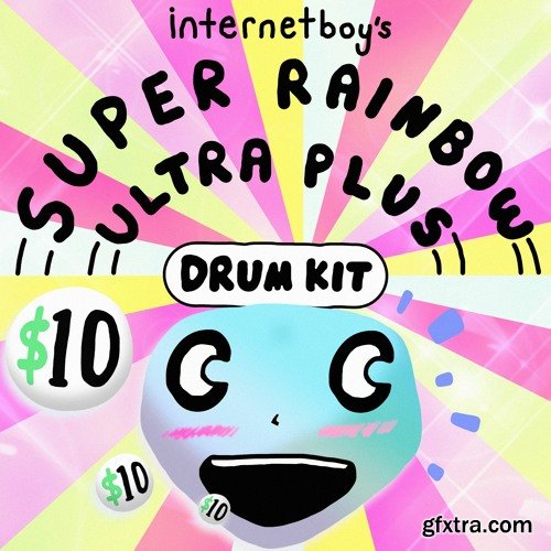Internetboy\'s Super Rainbow Ultra Plus Drum Kit WAV
