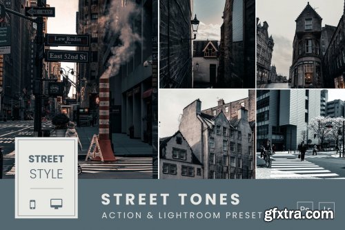 Street Tones Action & Lightroom Preset