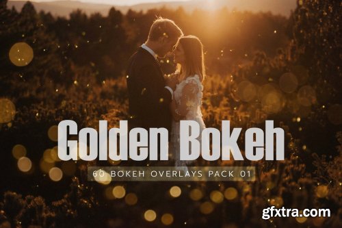 CreativeMarket - 60 Golden Bokeh Pack 01 lights 5770474