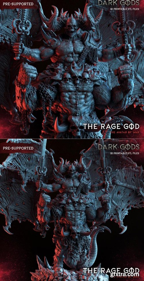The Rage God – 3D Print Model