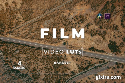 Bangset Film Pack 4 Video LUTs