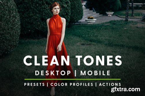 CreativeMarket - Clean Tones - Actions & Presets 6046970