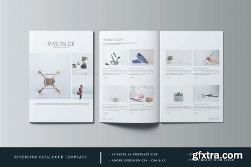 CreativeMarket - Riverside Catalogue / Brochure 6229529