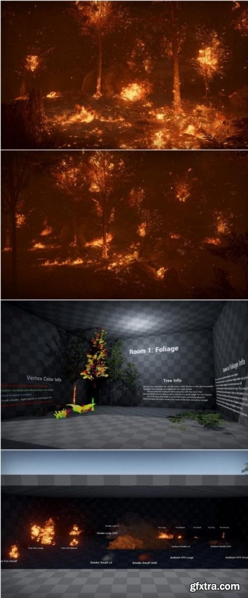 Unreal Engine - Forest Fire