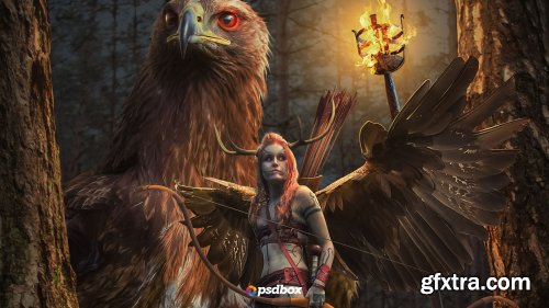 PSDBOX - Eagle Hunter Tutorial