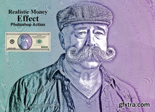 CreativeMarket - Realistic Money Effect Photoshop Act 5116584