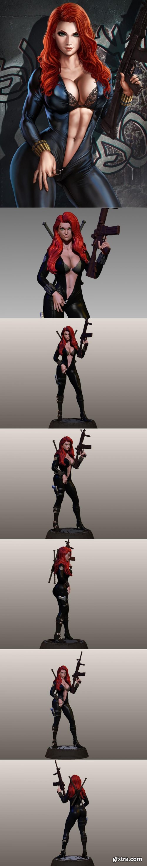 Black Widow – 3D Print Model