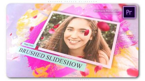 Videohive - Brushed Petals Slideshow - 32919657