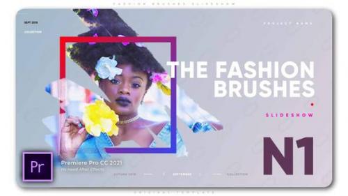 Videohive - Fashion Brushes Slideshow - 32919748