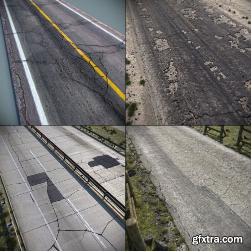 Turbosquid - Detailed Roads Collection