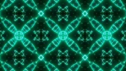 Videohive - Shining Green Laser Beam Light Kaleidoscope Loop 4K 11 - 32931822