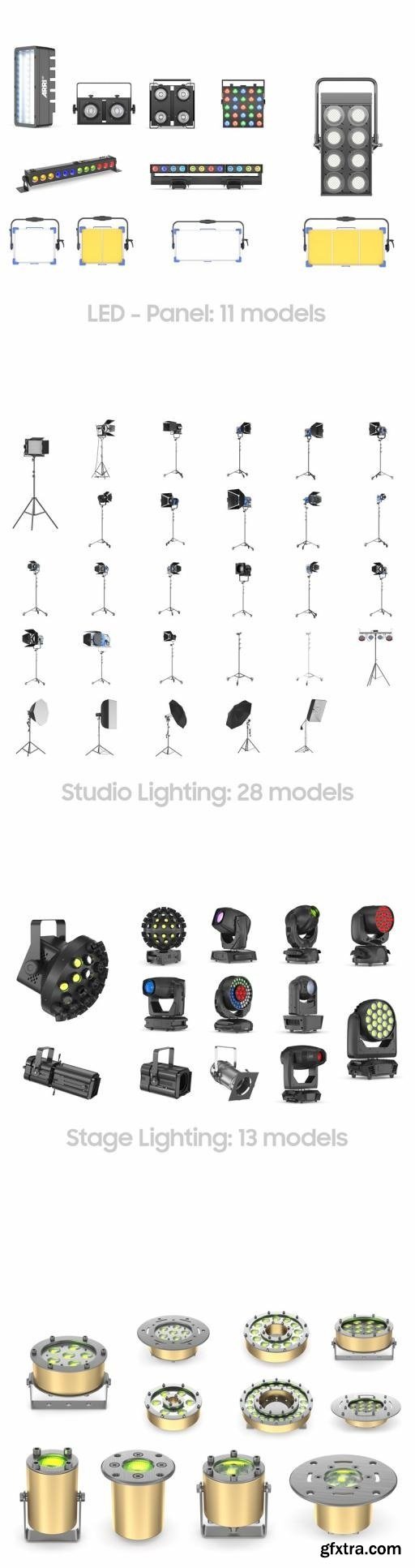 63 Studio Stage Theater Cinema Lighting Collection