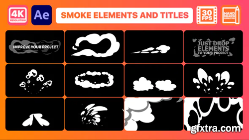 Videohive Smoke Pack And Titles | After Effects 32736744