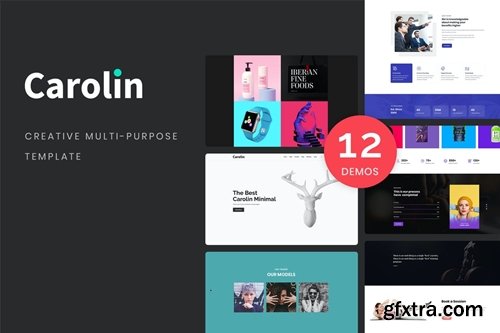 Carolin - Creative Multi-Purpose PSD Template