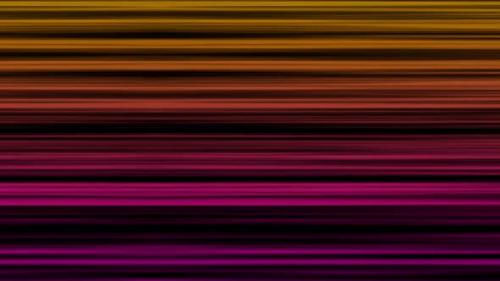 Videohive - Abstract background with colorful horizontal lines on black background - 32941581