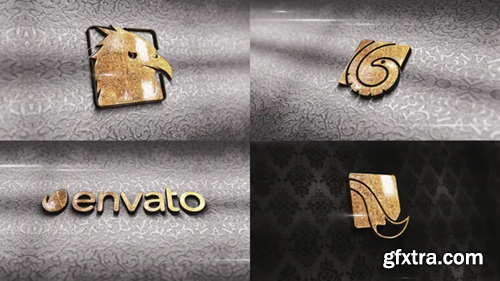Videohive Carving Gold Logo 33008756