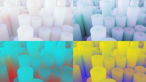 Videohive - Colorful Waxiness Tubes - 32960564